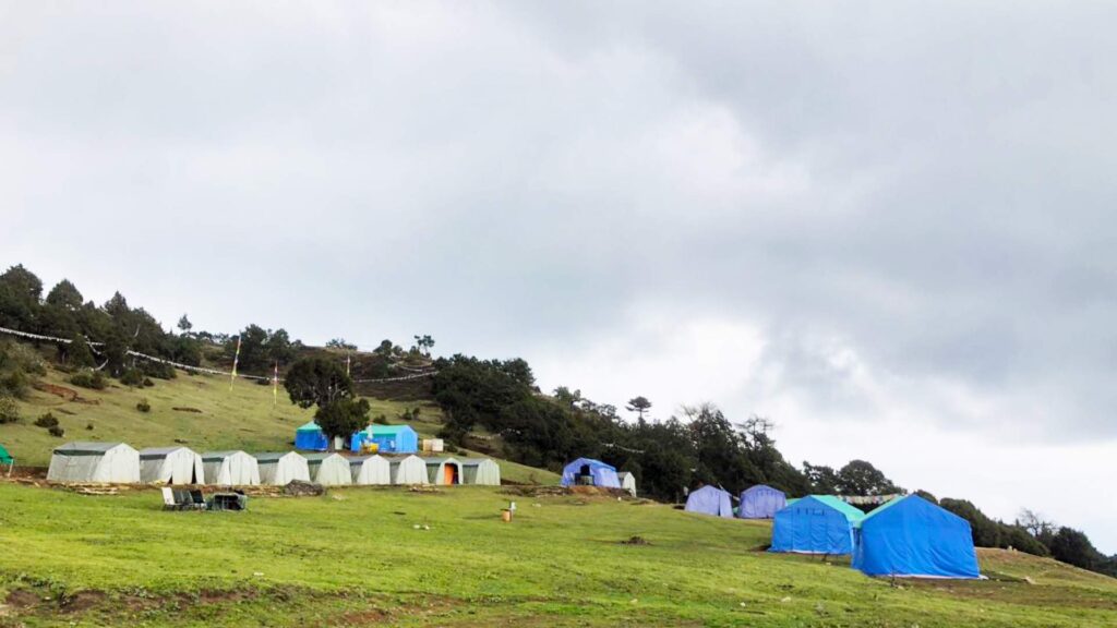 A Bhutan Trekking Campsite