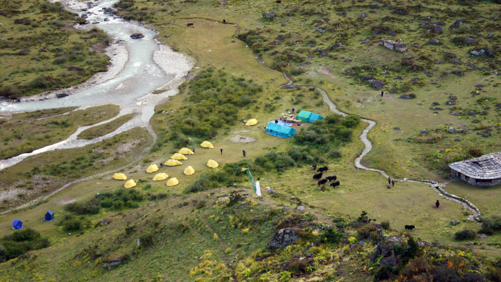 Bhutan Trekking Campsite