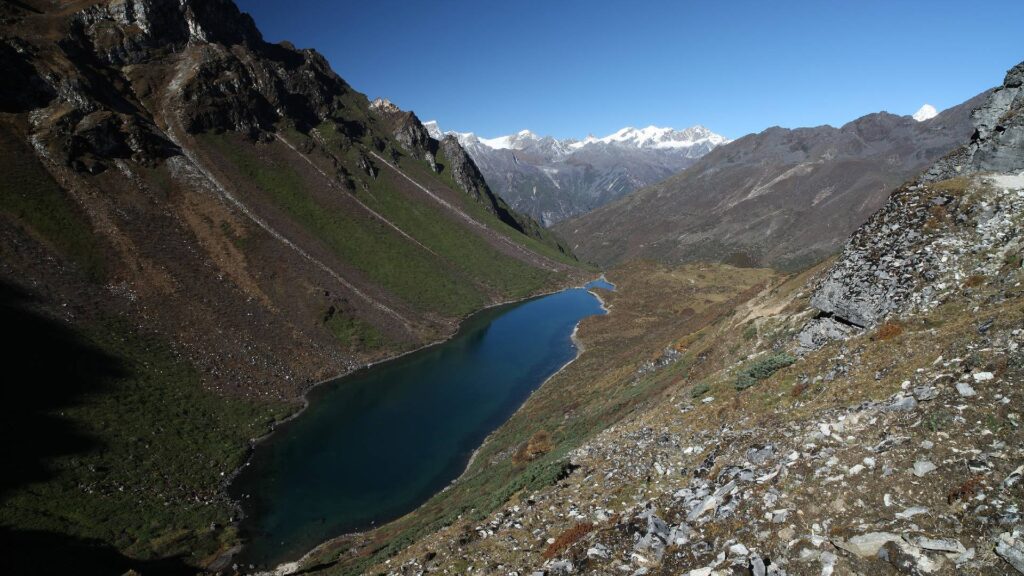 A Highland Lake in Bhutan